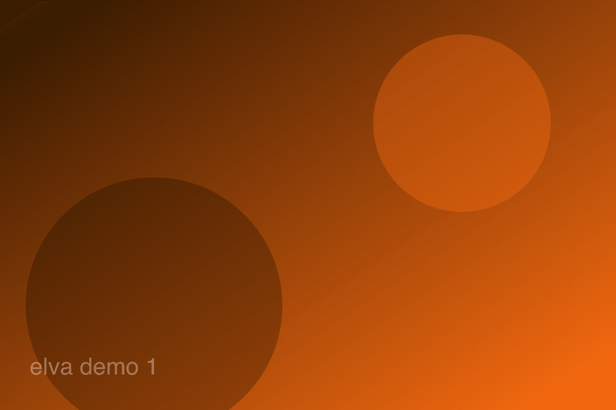Cinematic camera lens close-up on an orange background